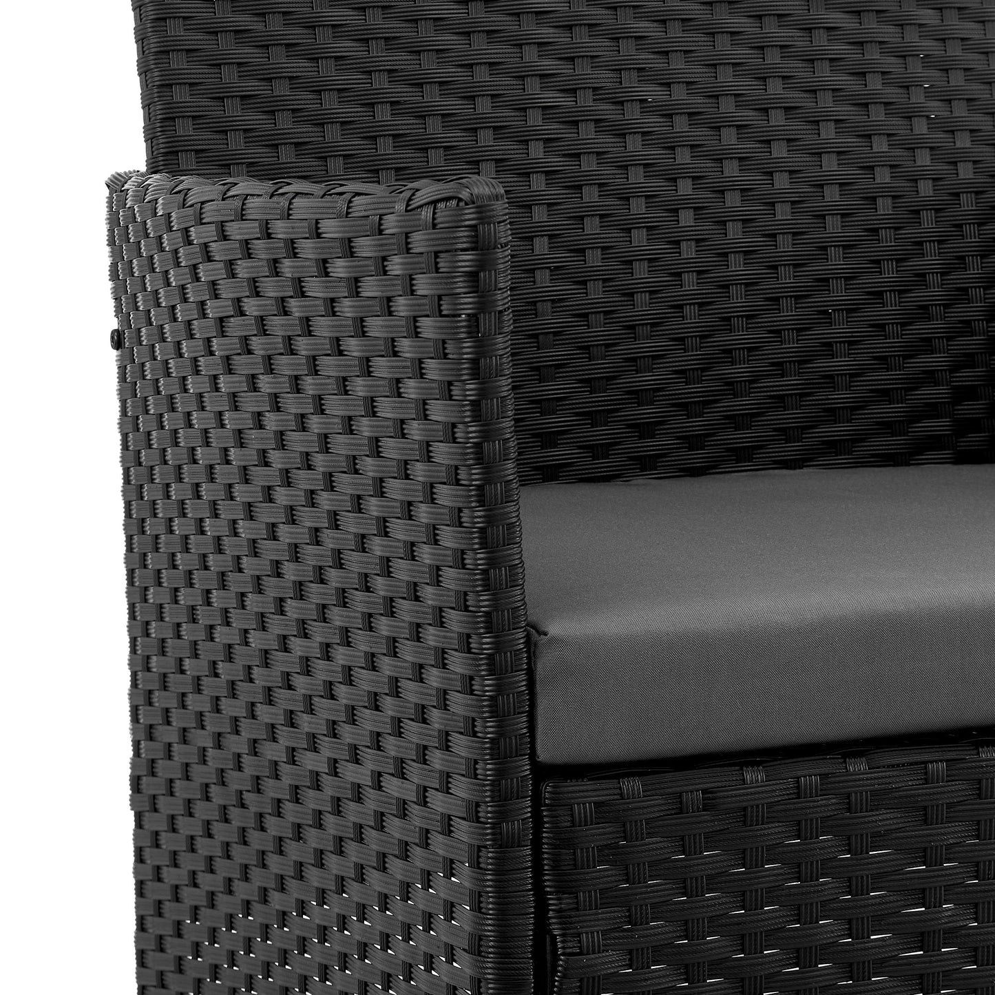 Manhattan Comfort 3-Piece Imperia Patio 2- Person Seating Group with End Table
