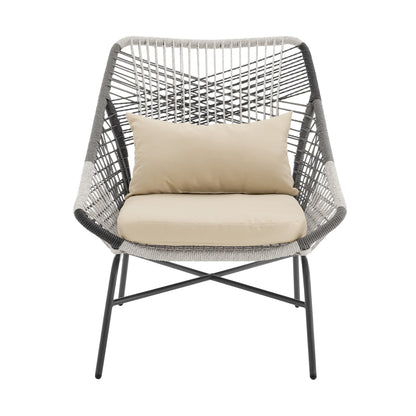 Manhattan Comfort 5-Piece Ashland Patio Conversation Set