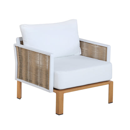 Manhattan Comfort 4-Piece Vine Patio Conversation Set