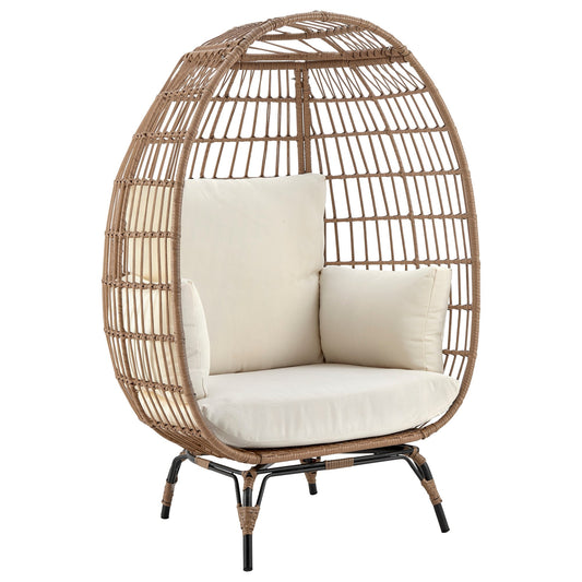 Manhattan Comfort Spezia Patio Freestanding Egg Chair