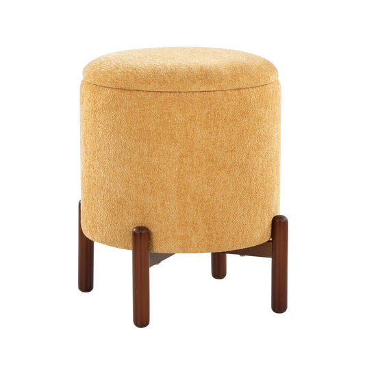 Majestic Office Furniture Wood Storage Ottoman