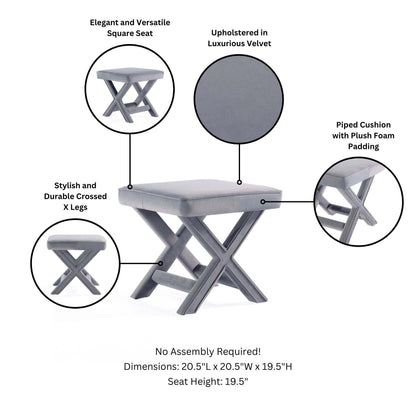 Manhattan Comfort Abigail Bench