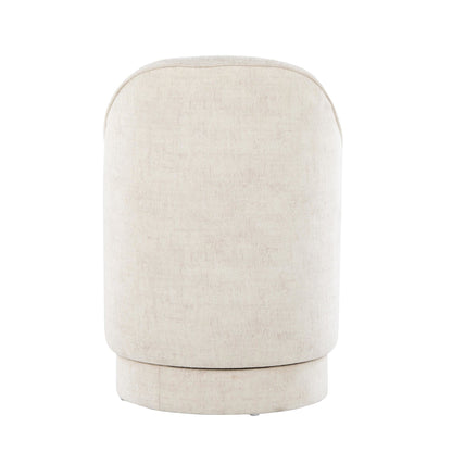 Lumisource Marla 18" Upholstered Vanity Stool