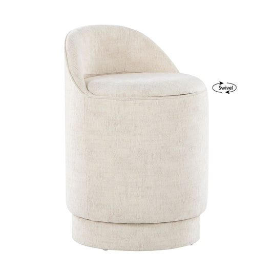 Majestic Office Furniture 18" Upholstered Vanity Stool