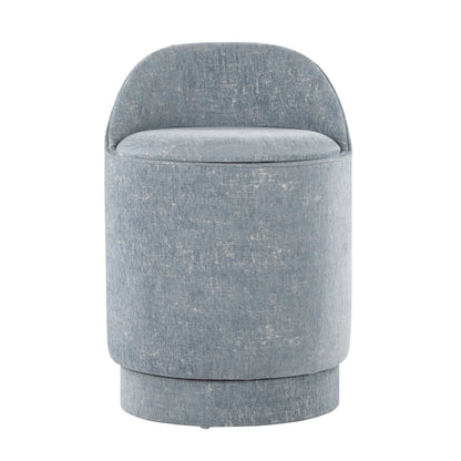 Lumisource Marla 18" Upholstered Vanity Stool