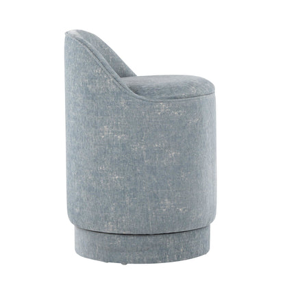 Lumisource Marla 18" Upholstered Vanity Stool