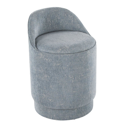 Lumisource Marla 18" Upholstered Vanity Stool