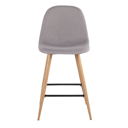 Majestic Office Furniture 24" Fixed-Height Counter Stool - Set of 2