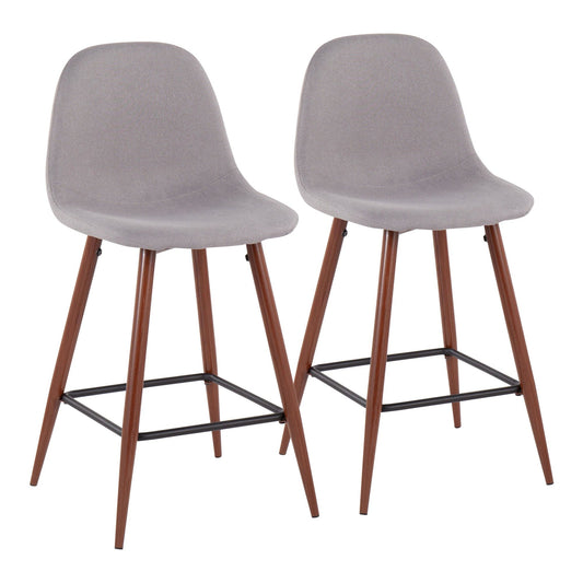 Majestic Office Furniture 24" Fixed-Height Counter Stool - Set of 2