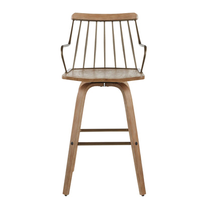 Majestic Office Furniture 26" Fixed-Height Counter Stool