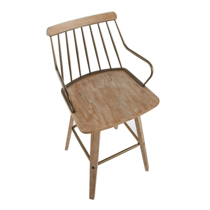 Majestic Office Furniture 26" Fixed-Height Counter Stool