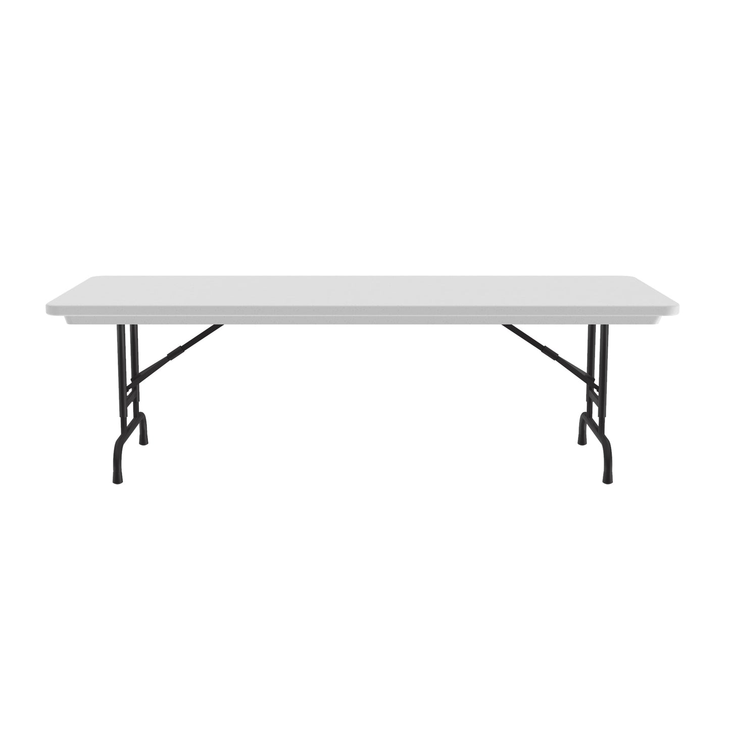 Majestic Office Furniture Adjustable Height Commercial Blow-Molded Plastic Folding Table