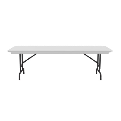 Majestic Office Furniture Adjustable Height Commercial Blow-Molded Plastic Folding Table
