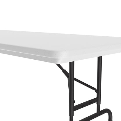 Majestic Office Furniture Adjustable Height Commercial Blow-Molded Plastic Folding Table