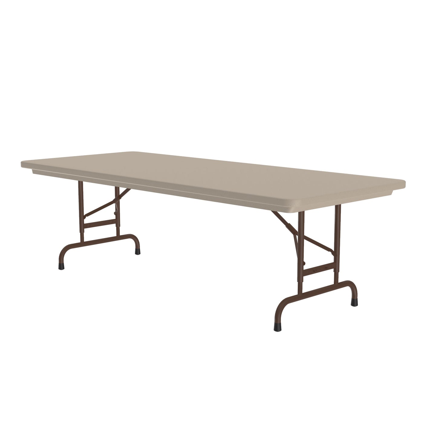 Majestic Office Furniture Adjustable Height Commercial Blow-Molded Plastic Folding Table