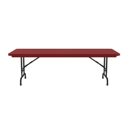 Majestic Office Furniture Adjustable Height Commercial Blow-Molded Plastic Folding Table