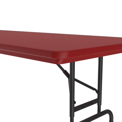 Majestic Office Furniture Adjustable Height Commercial Blow-Molded Plastic Folding Table