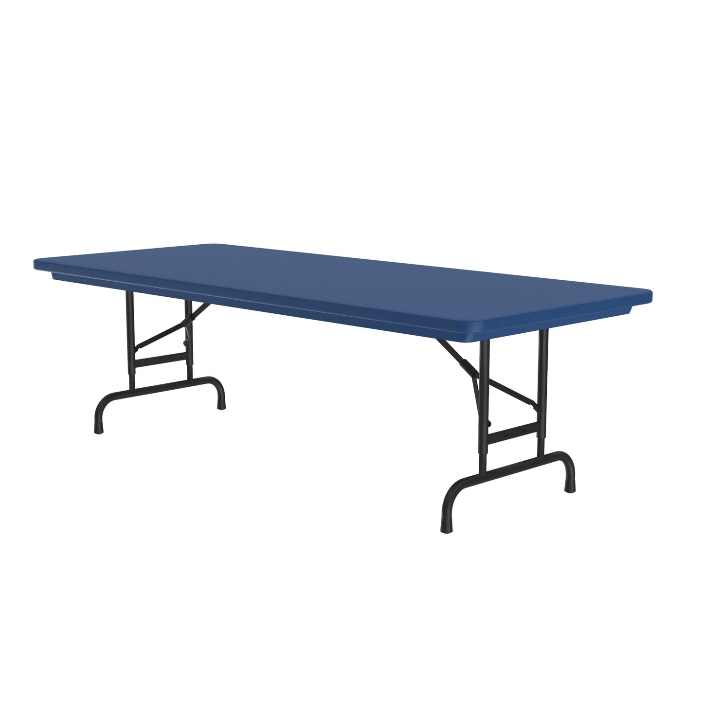 Majestic Office Furniture Adjustable Height Commercial Blow-Molded Plastic Folding Table