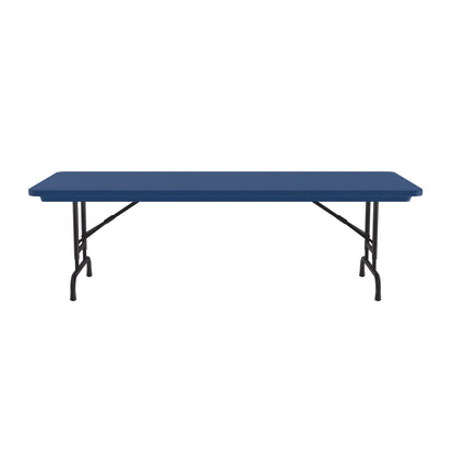 Majestic Office Furniture Adjustable Height Commercial Blow-Molded Plastic Folding Table