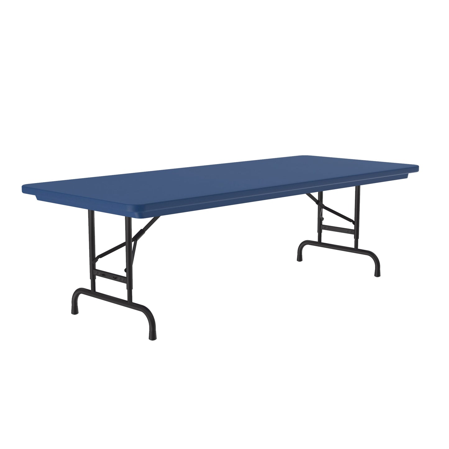 Majestic Office Furniture Adjustable Height Commercial Blow-Molded Plastic Folding Table