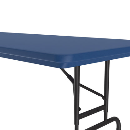 Majestic Office Furniture Adjustable Height Commercial Blow-Molded Plastic Folding Table