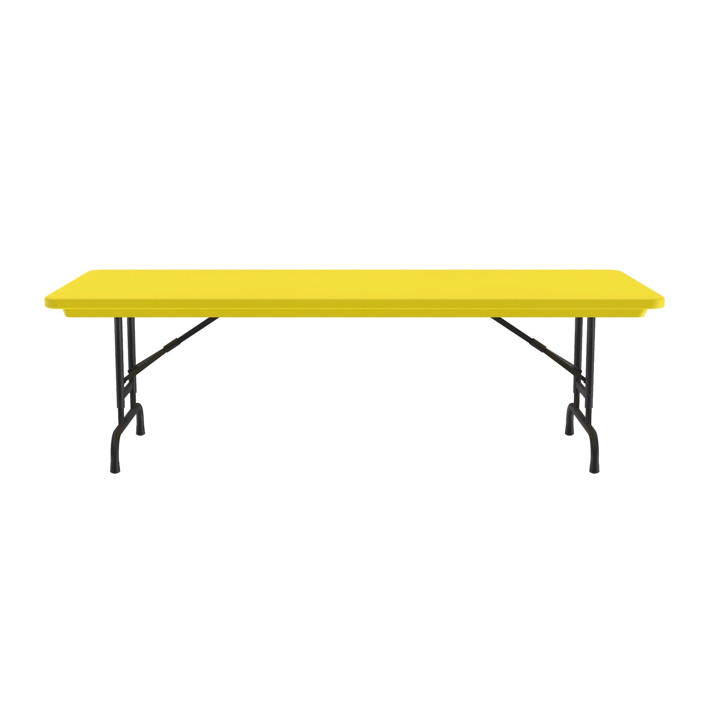 Majestic Office Furniture Adjustable Height Commercial Blow-Molded Plastic Folding Table