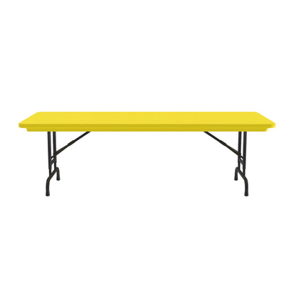 Majestic Office Furniture Adjustable Height Commercial Blow-Molded Plastic Folding Table