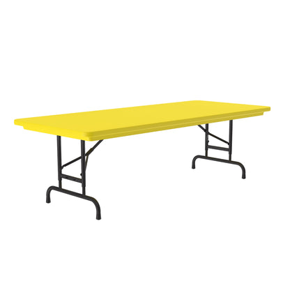 Majestic Office Furniture Adjustable Height Commercial Blow-Molded Plastic Folding Table