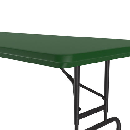Majestic Office Furniture Adjustable Height Commercial Blow-Molded Plastic Folding Table