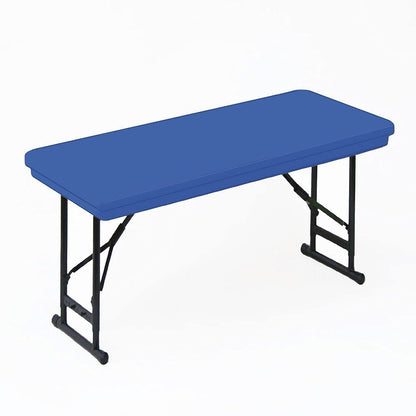 Majestic Office Furniture Adjustable Height Commercial Blow-Molded Plastic Folding Table