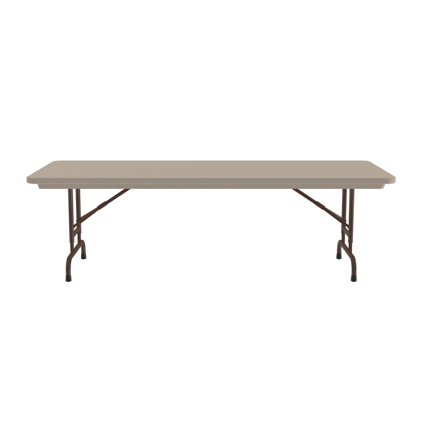Majestic Office Furniture Adjustable Height Commercial Blow-Molded Plastic Folding Table