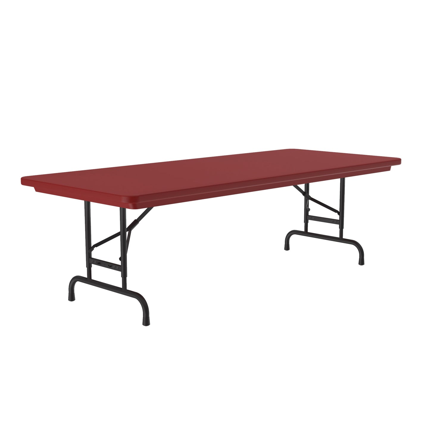 Majestic Office Furniture Adjustable Height Commercial Blow-Molded Plastic Folding Table