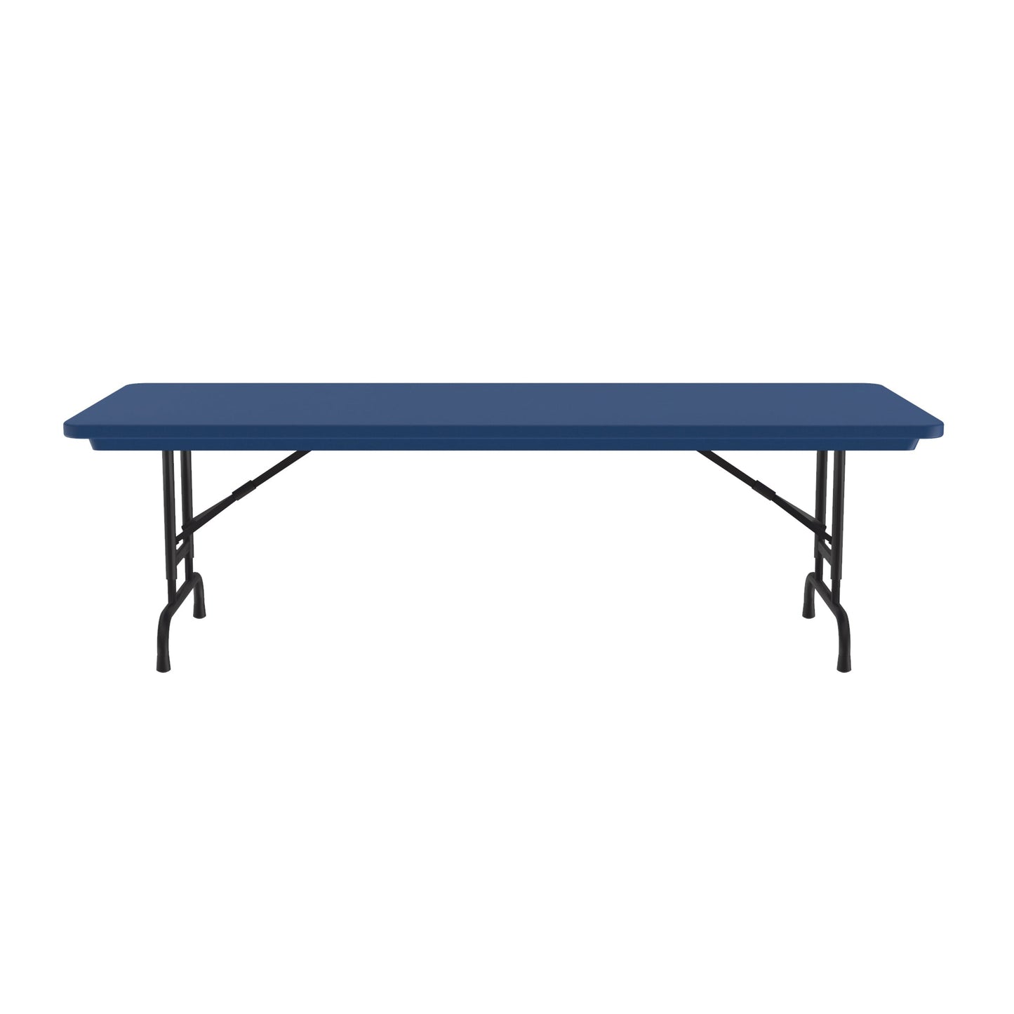 Majestic Office Furniture Adjustable Height Commercial Blow-Molded Plastic Folding Table