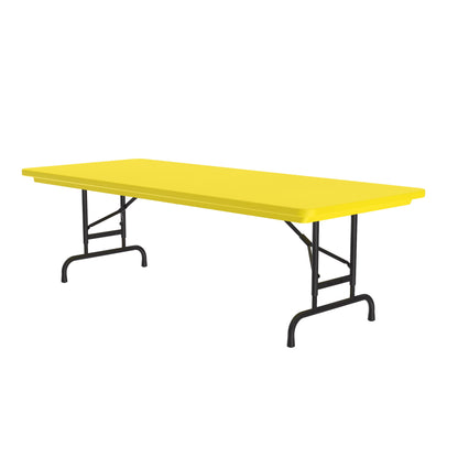 Majestic Office Furniture Adjustable Height Commercial Blow-Molded Plastic Folding Table