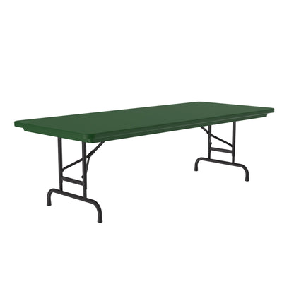 Majestic Office Furniture Adjustable Height Commercial Blow-Molded Plastic Folding Table