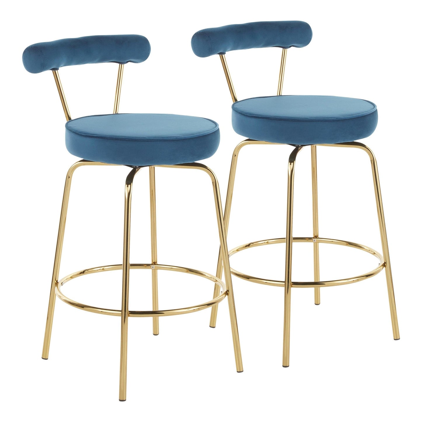 Majestic Office Furniture 26" Fixed-Height Counter Stool - Set of 2