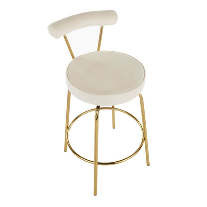 Majestic Office Furniture 26" Fixed-Height Counter Stool - Set of 2