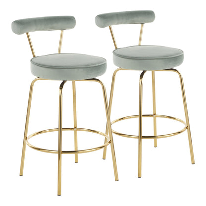 Majestic Office Furniture 26" Fixed-Height Counter Stool - Set of 2