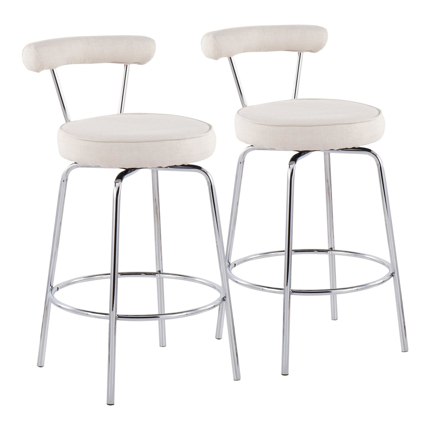 Majestic Office Furniture 26" Fixed-Height Counter Stool - Set of 2