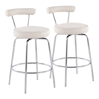 Majestic Office Furniture 26" Fixed-Height Counter Stool - Set of 2