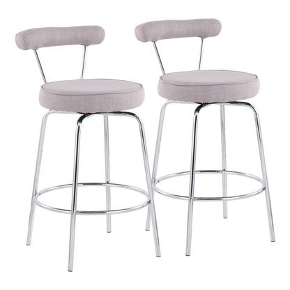 Majestic Office Furniture 26" Fixed-Height Counter Stool - Set of 2