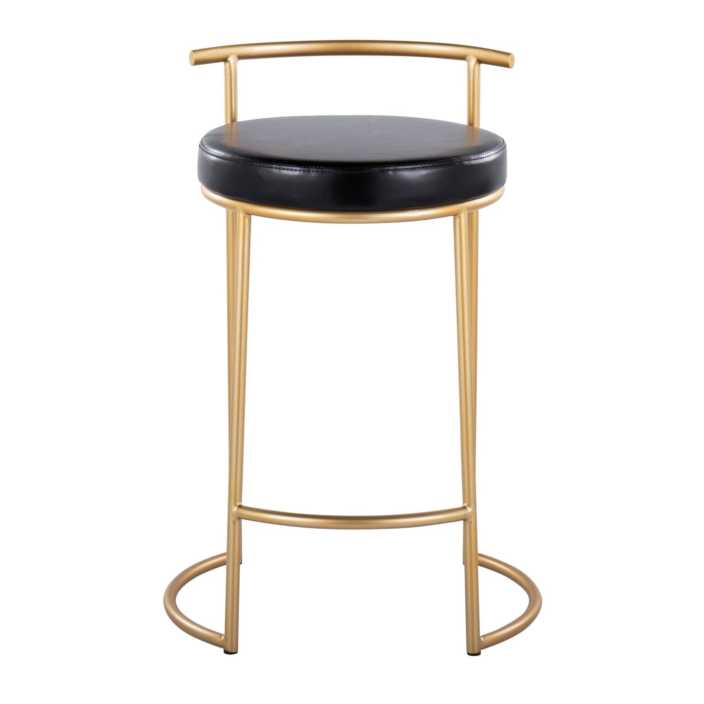 Majestic Office Furniture Fuji 26" Fixed-Height Counter Stool - Set of 2