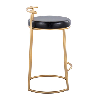 Majestic Office Furniture Fuji 26" Fixed-Height Counter Stool - Set of 2