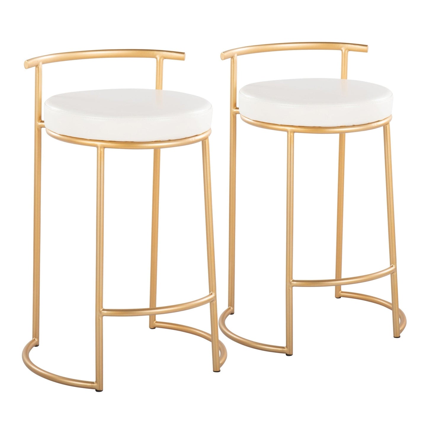 Majestic Office Furniture Fuji 26" Fixed-Height Counter Stool - Set of 2
