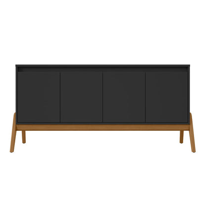 Manhattan Comfort Mid-Century Modern Gales 63.32 Sideboard with Solid Wood Legs