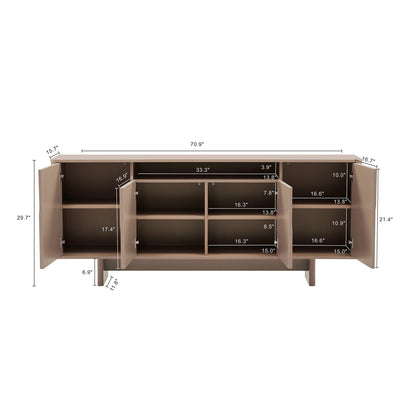 Manhattan Comfort Ella 70.86" Sideboard