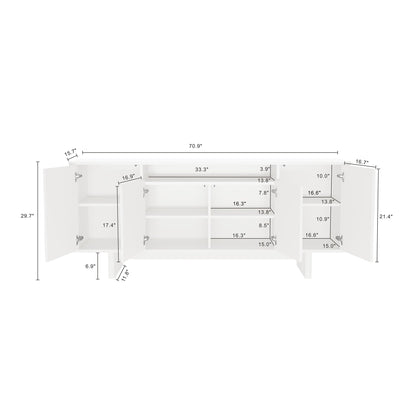 Manhattan Comfort Ella 70.86" Sideboard