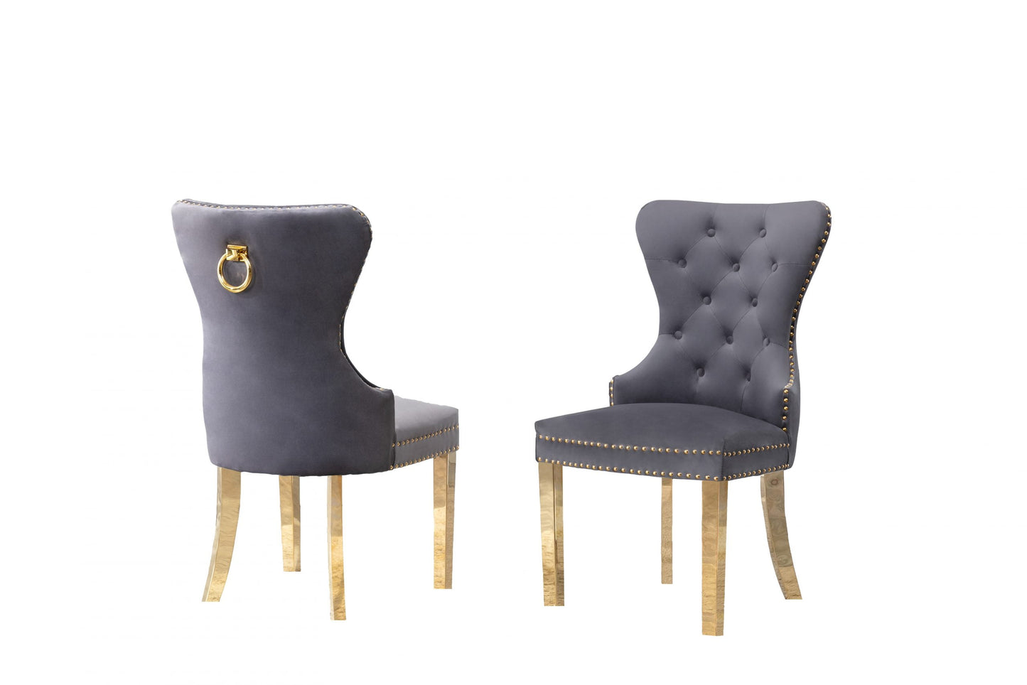 SC115 – 118: Tufted Velvet Side Chairs (Set of 2)