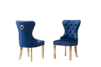 SC115 – 118: Tufted Velvet Side Chairs (Set of 2)