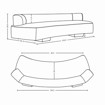 Manhattan Comfort Verandah Sofa